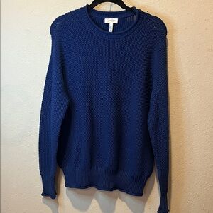Jessica Simpson Blue Knit Sweater size X-Large